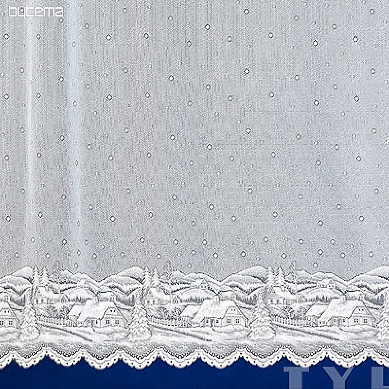 Jacquard függöny - TÉLI TÁJ A383101