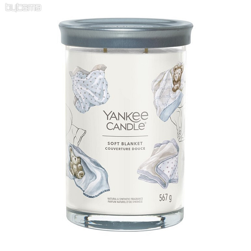 gyertya YANKEE CANDLE illat SOFT BLANKET TUMBER LARGE 2 WICKS