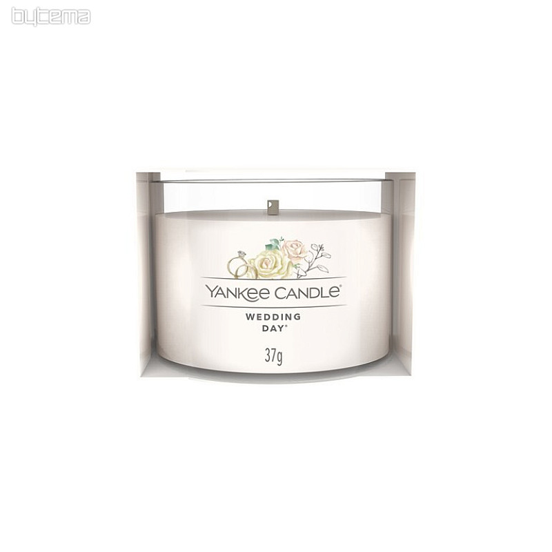 gyertya YANKEE CANDLE illat WEDDING DAY üvegben