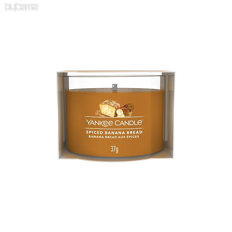 gyertya YANKEE CANDLE illat SPICED BANANA BREAD üveg 37g