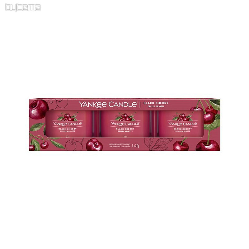 YC BLACK CHERRY készlet üvegben 3 db