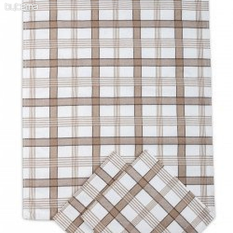 Konyhatörlő MODERN CHECK BEIGE 3 db