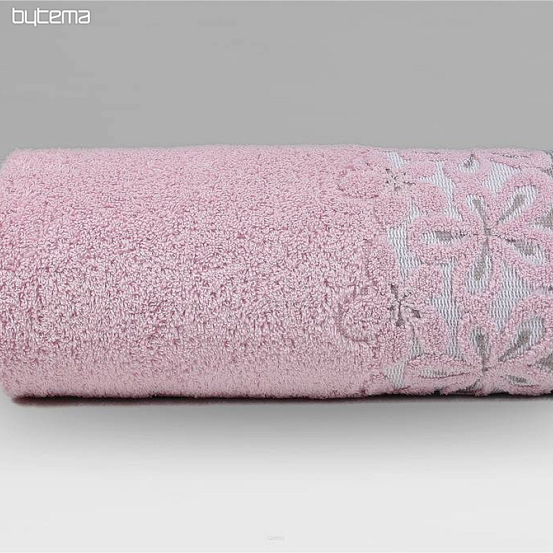 Luxus törölköző és fürdőlepedő BELLA rózsaszín