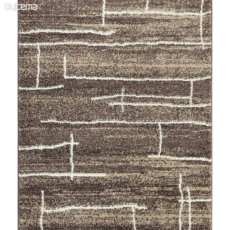 Darab szőnyeg DOUX festés vászon vonal barna