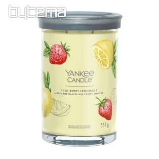 gyertya YANKEE CANDLE illat ICED BERRY LEMONADE TUMBER LARGE 2 kanóc