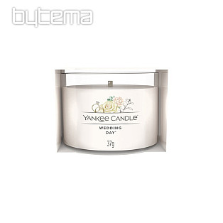 gyertya YANKEE CANDLE illat WEDDING DAY üvegben