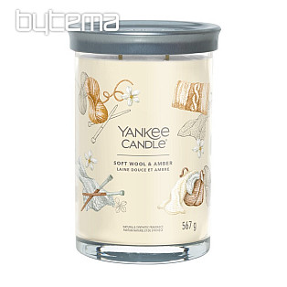 gyertya YANKEE CANDLE illat SOFT WOOL és ABER TUMBER LARGE