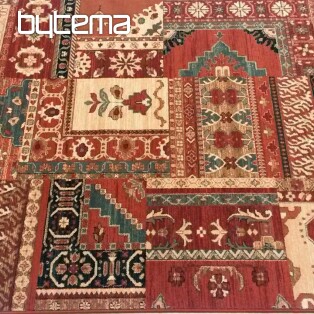 Luxus gyapjúszőnyegek ROYAL PATCHWORK multi red