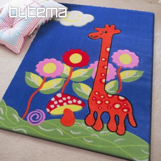 Gyerek szőnyeg KIDS GIRAFFE kék