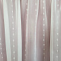 READY fehér voile függöny csíkokkal 320 x 116