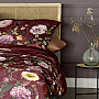 IRISETTE luxus pamut szatén WAVE 8576-60 ROSE BORDEAUX