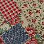 VINTAGE PATCHWORK gobelinszövet