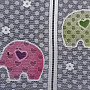 Gyerek jacquard függöny ELEPHANTS I