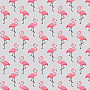 Dekoratív szövet FLAMINGO gris