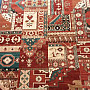 Luxus gyapjúszőnyegek ROYAL PATCHWORK multi red