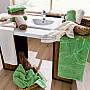 Luxus törölköző és fürdőlepedő HELGE 470 zöld