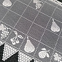 Ólomüveg függöny - jacquard 44550