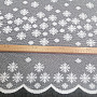 Karácsonyi jacquard hópehely függöny A374704