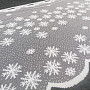 Karácsonyi jacquard hópehely függöny A374704