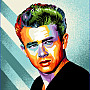 COMICCS James Dean gobelin párnahuzat